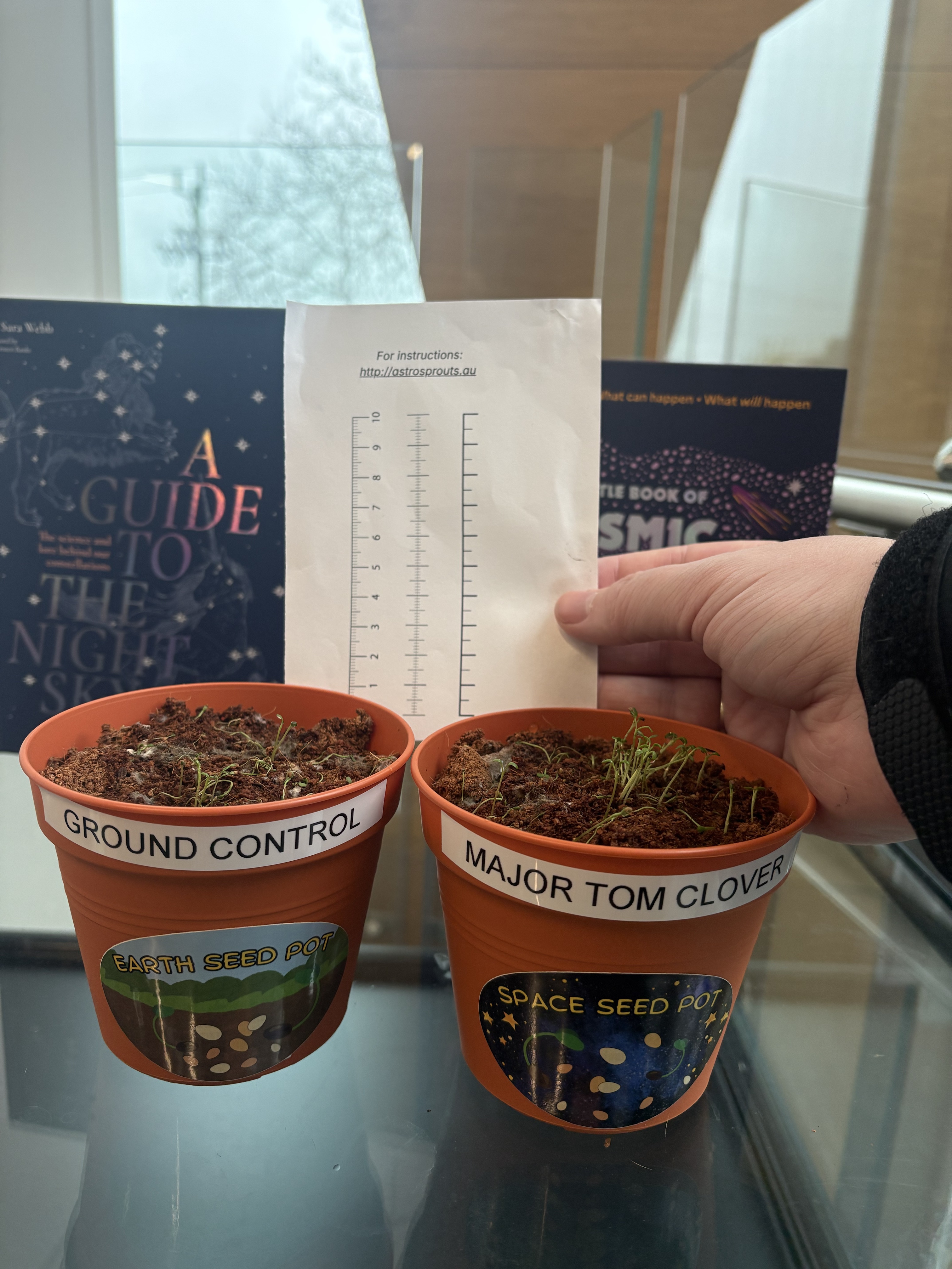 Photo of Major Tom Clover and Ground Control